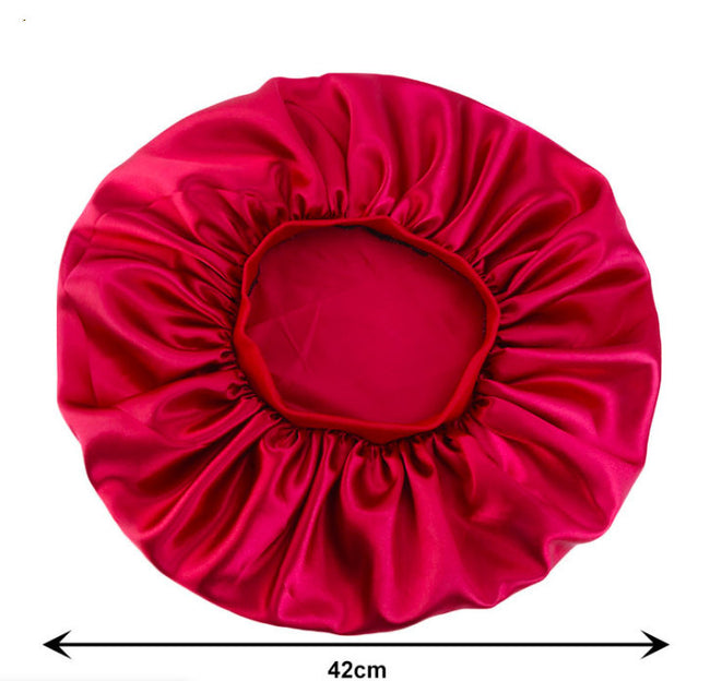Beauty print Satin silk Bonnet sleep night cap Main Image