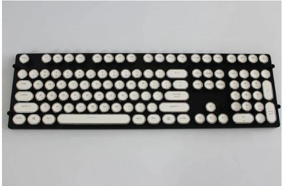 Steampunk Style Typewriter Mechanical Keyboard