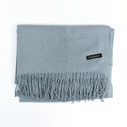 Women's Solid Color Scarf Tassel Scarf