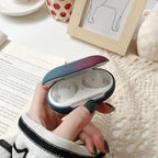 Gradient Rainbow Hard Shell Solid Color Earphone Protective Case