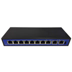 8+2 power 10 port 100M POE switch wireless AP 48V external power supply