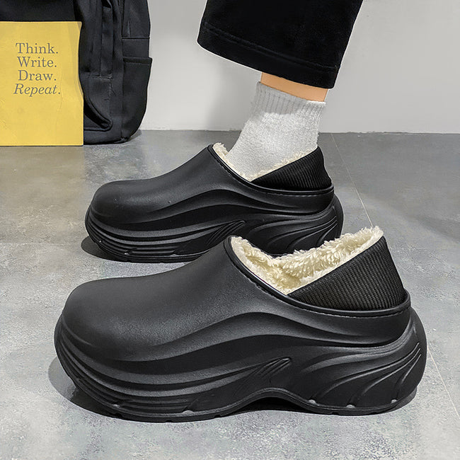 Women's Heel Wrap Platform Type Snow Boots Hover Image