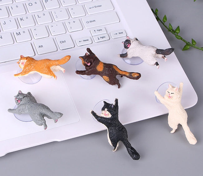 Cat reinforcement mobile phone suction cup bracket lazy mobile phone holder Hover Image