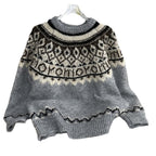 Pattern Soft Glutinous Plush Atmosphere Sweater Women's Clothing