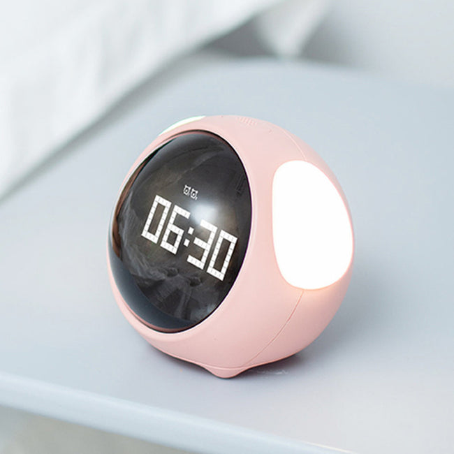 Alarm-Clock Wake-Up-Light Pixel Expression Home-Decoration Digital Electronic Cute Multi-Function Main Image