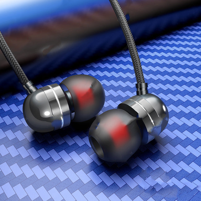 Wire-Controlled Headphones With Mic Tuning Headphones Hover Image