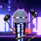 Wire-Controlled Headphones With Mic Tuning Headphones