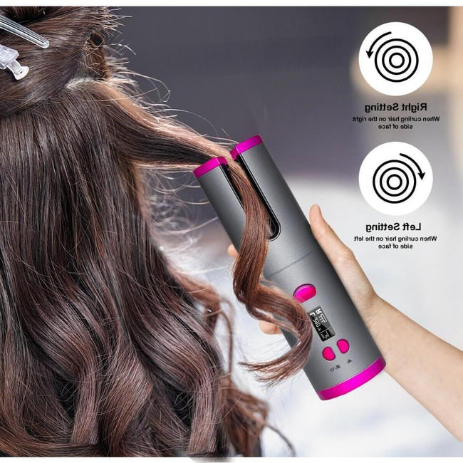 Cordless Automatic Hair Curler Iron Wireless Curling Iron Hover Image