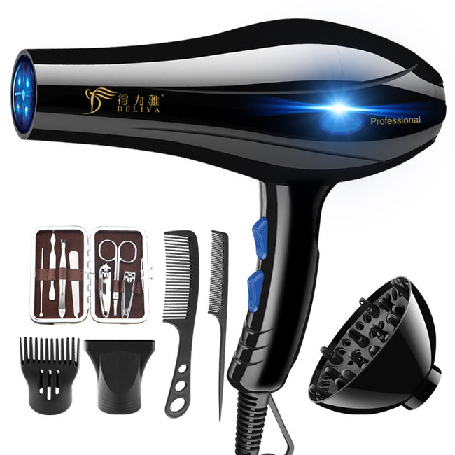 Home Hairdressing High-Power Blue Light Negative Ion Hair Dryer Hover Image