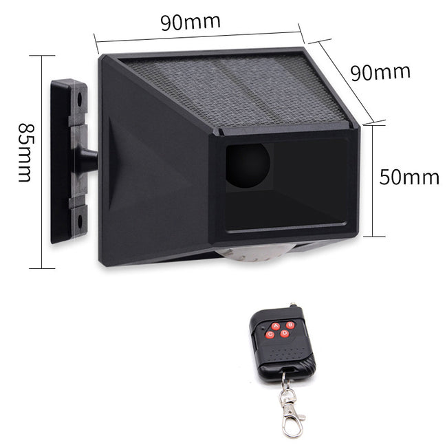 Solar Infrared Body Sensing Remote Control Alarm Lamp Main Image