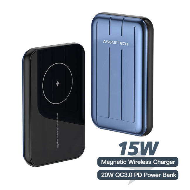 Wireless Charger Magnetic Power Bank 5000mAh Powerbank Hover Image