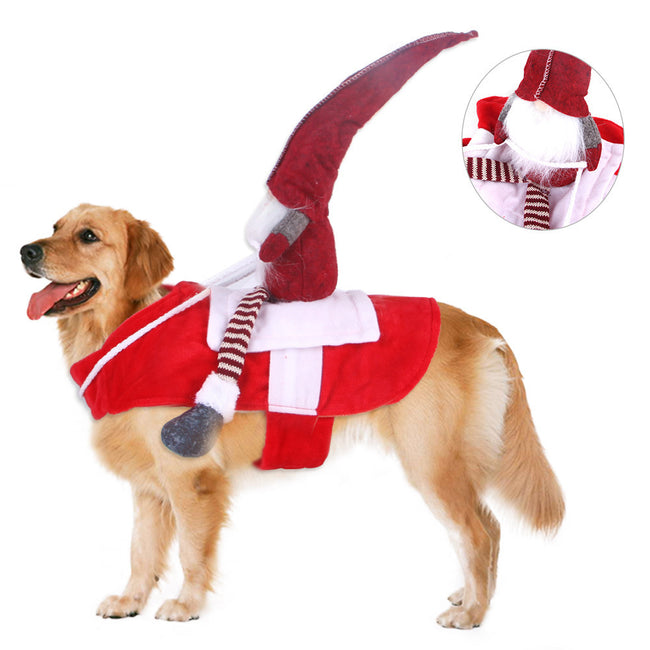 Pet Christmas Riding Transformation Costume Pet Products Costumes Cosplay Hover Image