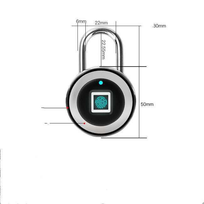 Fingerprint Padlocks, Smart Small Locks, Fingerprint Anti-theft Locks, Padlocks Main Image
