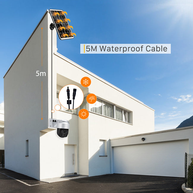 Solar Powered Wireless WiFi Surveillance Camera Main Image