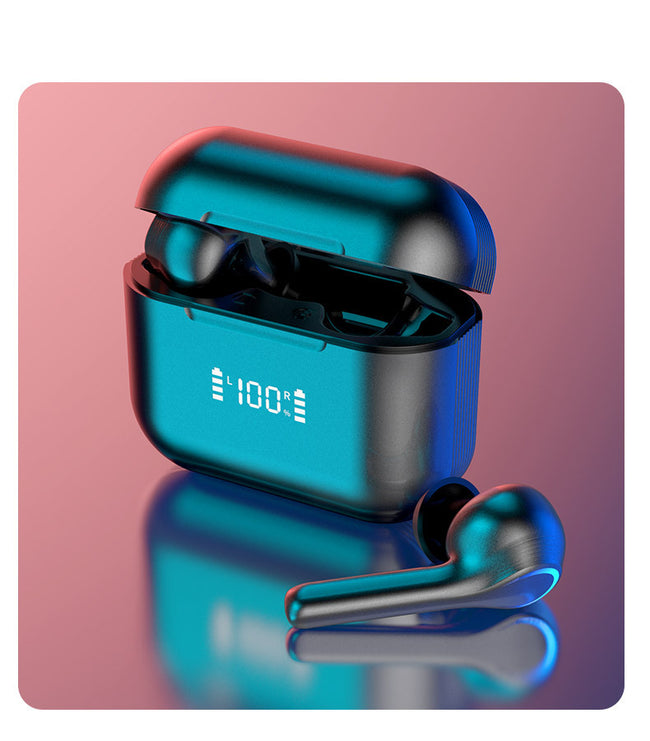 Touch Control Bluetooth Mini Earphones for Sports Music Stereo Digital Display in-ear Wireless Earbuds Main Image