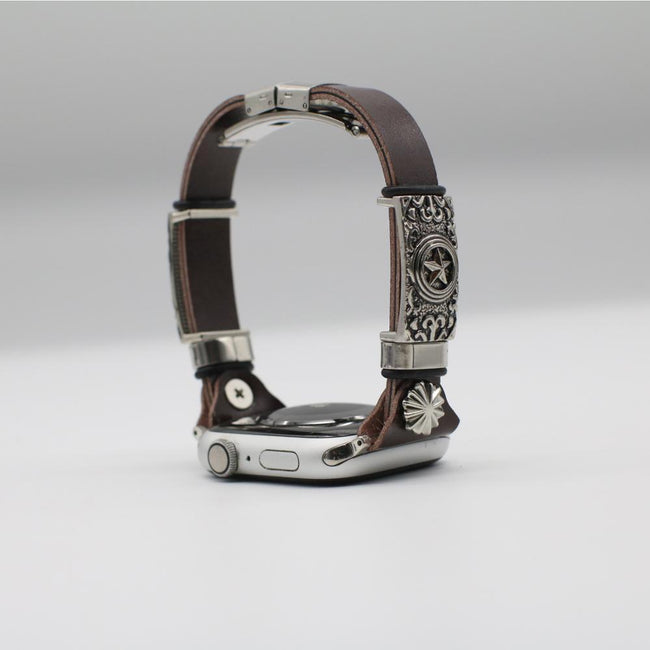 Watch Wrist Band Retro DIY Embossed Watch Band Main Image