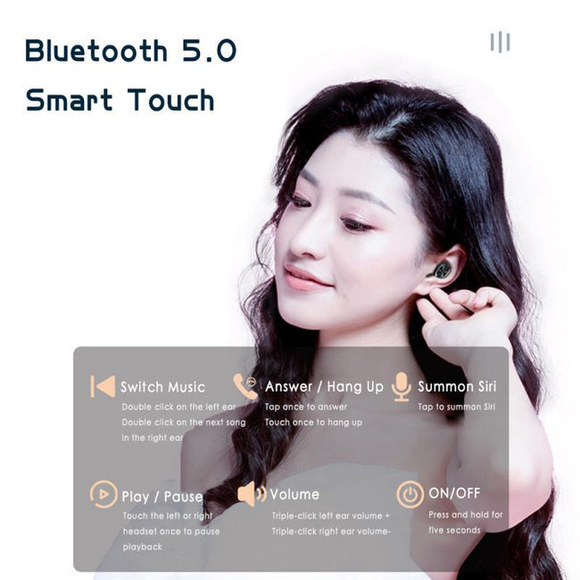 B5 Bluetooth Headset Binaural Digital Display Stereo Bluetooth Headset TWS5.0 Bluetooth Headset 239 Bluetooth Headset Main Image