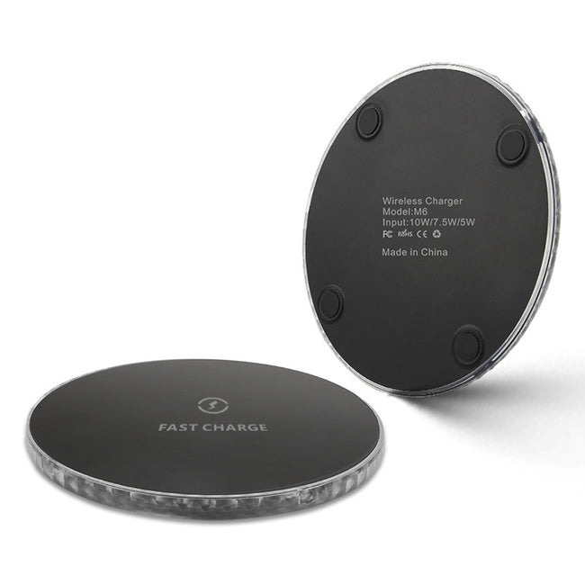 Mobile Phone Wireless Charger Round Wireless Charger Hover Image