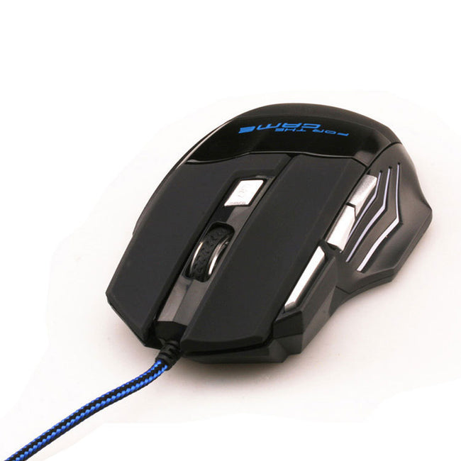 7-button Colorful Glowing USB Gaming Mouse Main Image