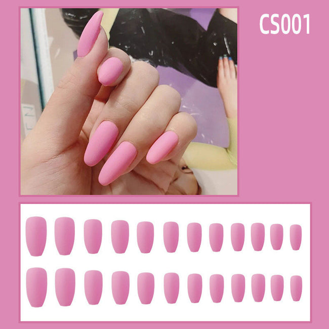 Fake Nails Wear Nails Autumn And Winter Frosted Personality Waterproof Ballet Nails Hover Image