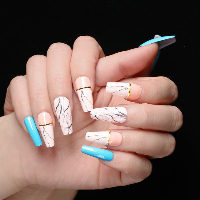Ballet Coffin Fake Nails Hover Image