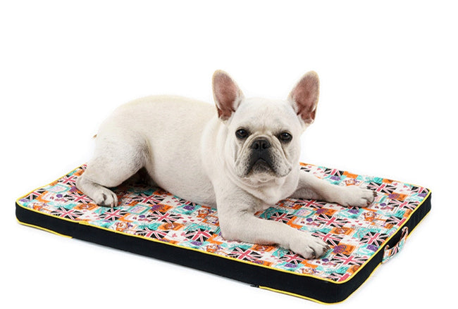 Thickened Pet Printing Canvas Dog Mats Dog Bed Mats Dog Bed Mattresses Main Image