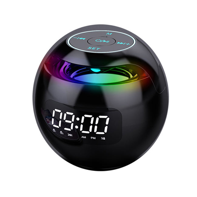 New Portable Wireless Alarm Clock Bluetooth Speaker Hover Image