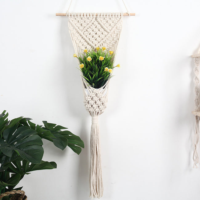 Woven Net Bag Flower Basket Wall Decoration Flower Shop Decoration Hover Image