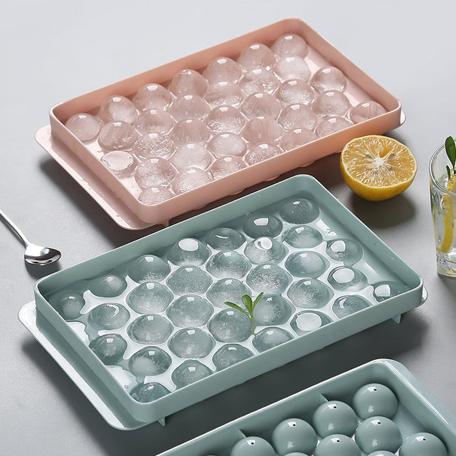 Ice Tray 3D Round Ice Molds Home Bar Party Use Round Ball Ice Cube Makers Kitchen DIY Ice Cream Moulds Hover Image