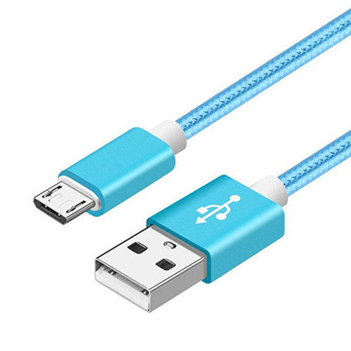 Compatible WithApple , Data Cable Nylon Braided V8 Charging Cable Hover Image