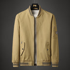 Men's Baseball Collar Casual Jacket Spring And Autumn Coat Men