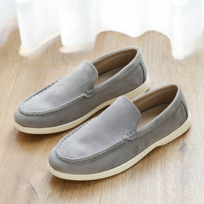 Slip-on Suede Loafers Shoe Cover Lazy Feet Hover Image