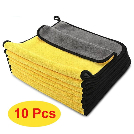 Extra Soft Microfiber Car Wash Towels 30x30cm Pack 3 5 10