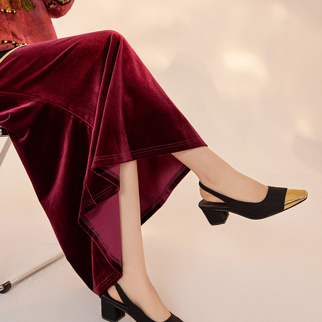 Early Autumn National Style New Fashion Advanced Long Skirt Main Image