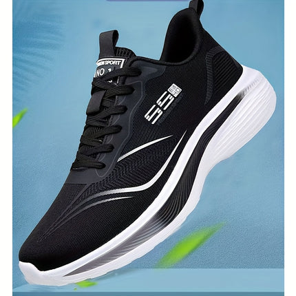 Mens Breathable Mesh Running Shoes Lightweight Non Slip