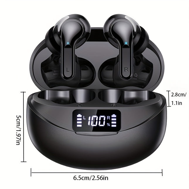 Ankriyul TWS Wireless Earbuds HiFi Stereo Headset USBC Case
