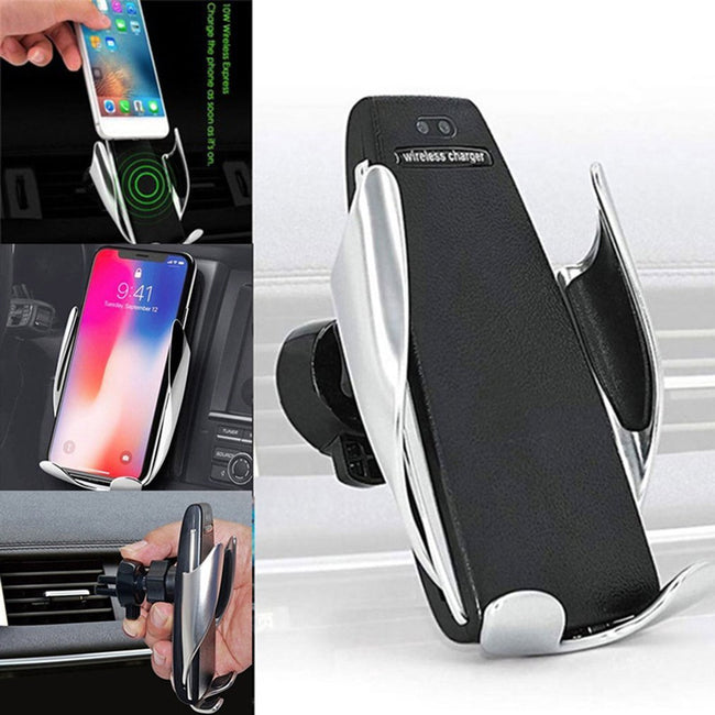 Car Wireless Charger 10W Induction Car Fast Wireless Charging With Car Phone Holder S5 Hover Image