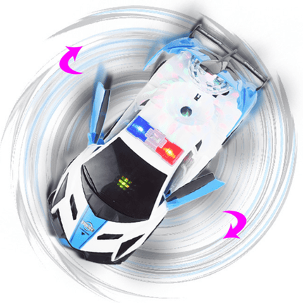 Transforming Police Car Toy With Lights Music Rotating