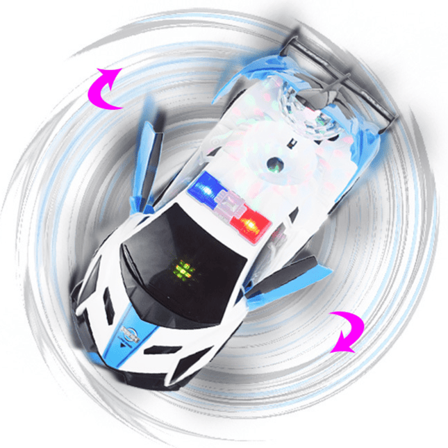 Transforming Police Car Toy With Lights Music Rotating