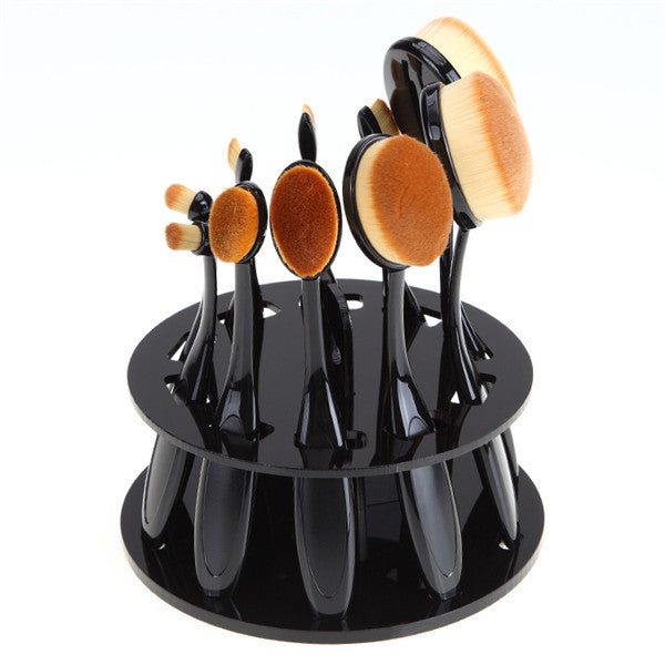 Round makeup brush holder Hover Image