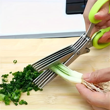 Three Layer Stainless Steel Scissors With Protective Cover