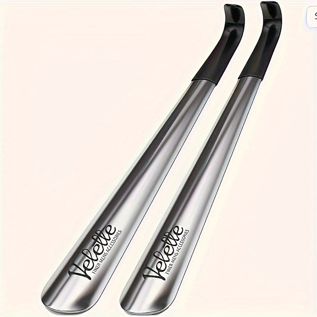 Stainless Steel Ergonomic Shoe Horn With Long Handle Aid
