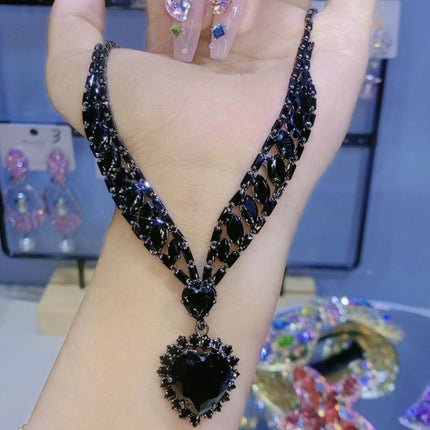 Womens Necklace 2024 New Model Ocean Heart Non Fade Jewelry
