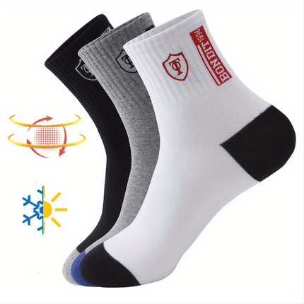 6 Pairs Breathable Moisture Wicking Polyester Ankle Socks