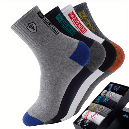 6 Pairs Breathable Moisture Wicking Polyester Ankle Socks