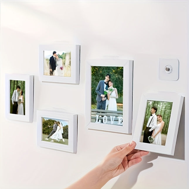 1/5/10/30pcs Drill Free Adhesive Hooks, Picture Hangers Without Nails, Nail Free Wall Hangers, Wall Hooks Adhesive for Hanging in Kitchen, Bathroom, Home, Utility Hooks