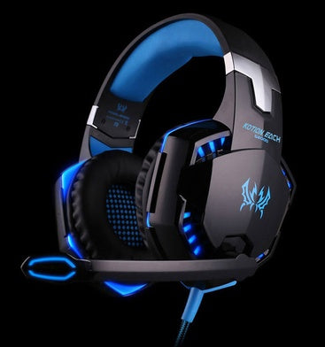 Wired Gaming Headset Headphones Surround Sound Deep Bass Stereo Casque Earphones With Microphone Hover Image