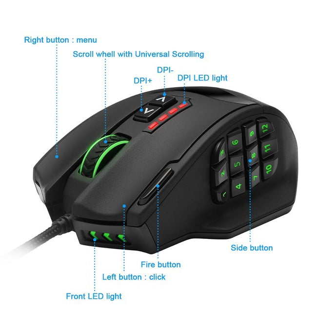 RGB backlit gaming mouse Main Image