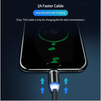 Compatible with Apple , YBD 1m magnetic LED charging cable