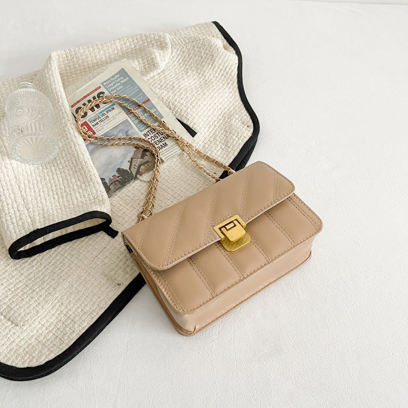 Niche Texture Western Style Shoulder Messenger Bag Small Square Bag